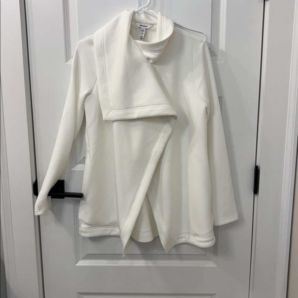 SPANX Ivory Open Front Cardigan